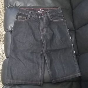 Red Ape Blue Jean Shorts Paisley Design size 10